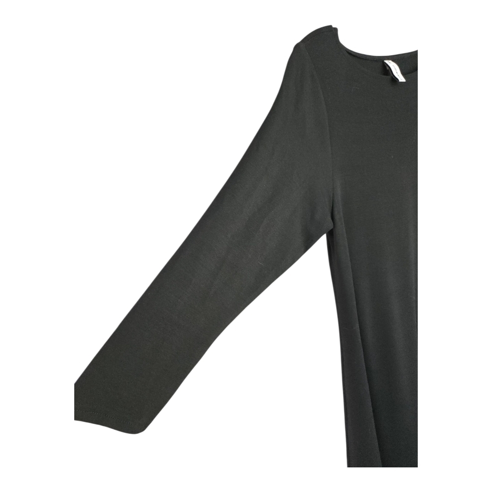 Black Sheath Maxi Dress with Bateau Neckline - Picture 3 of 6